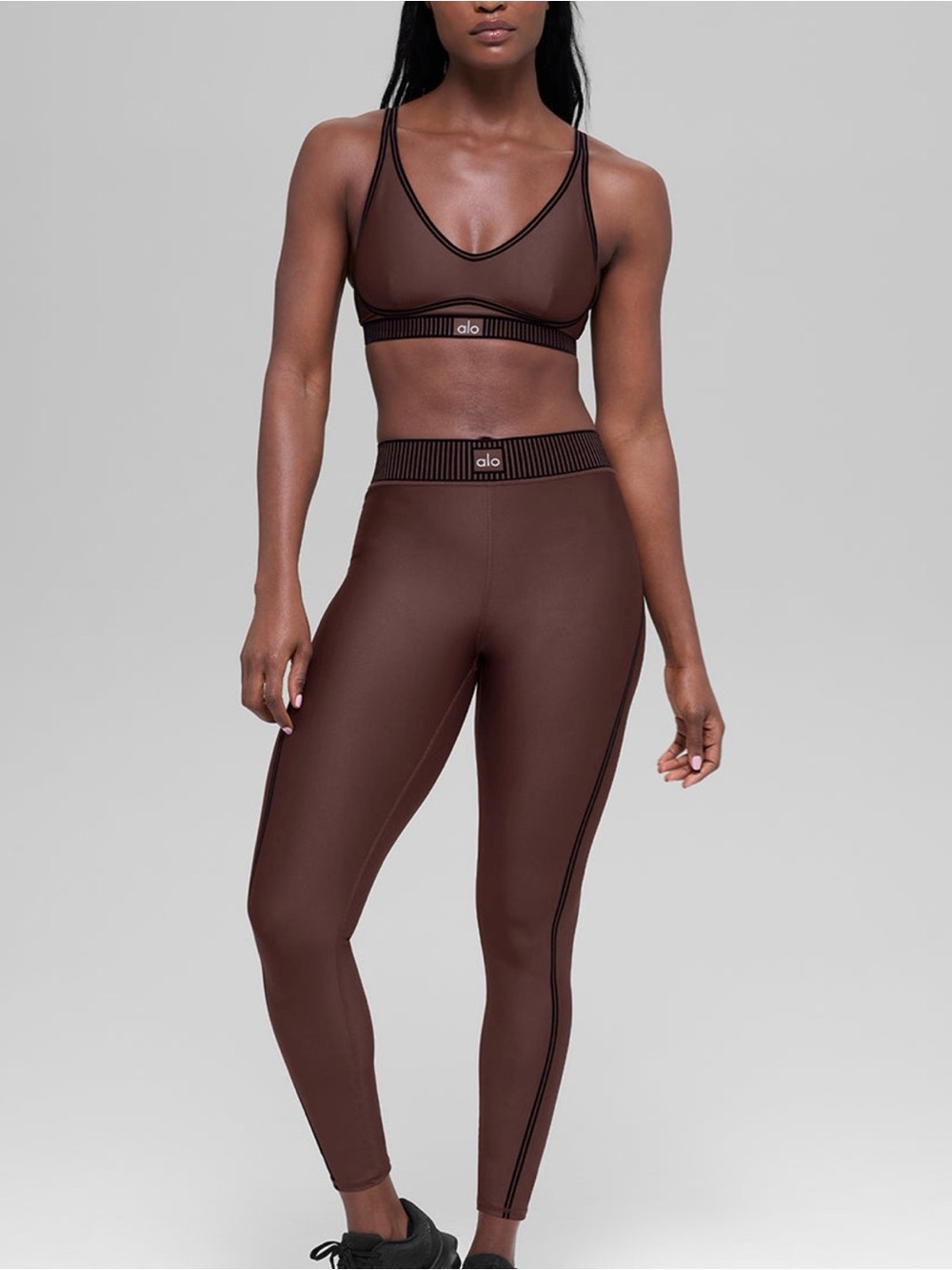 ALO Yoga Brownstone High-Waist Leggings